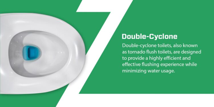 ダブルサイクロン式トイレ